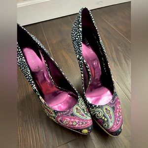 Nine West Multi Colored Gorgeous Pre-Owned lightly used Heels